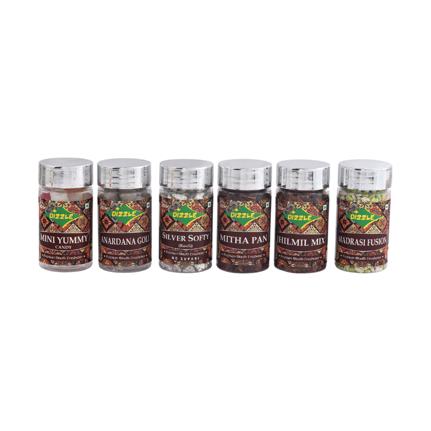 Dizzle Uphaar 12 PC Small Jars