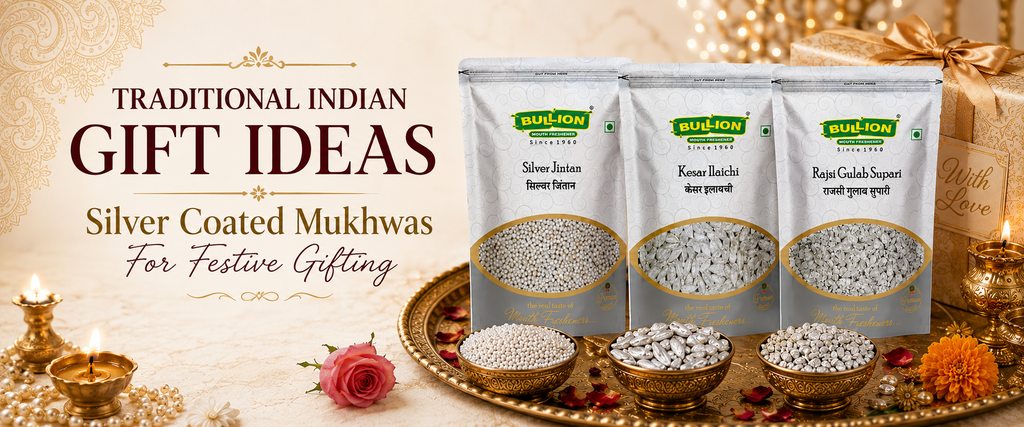 Traditional Indian Gift Ideas: Silver Coated Mukhwas For Festive Gifting | Bullion Mukhwas