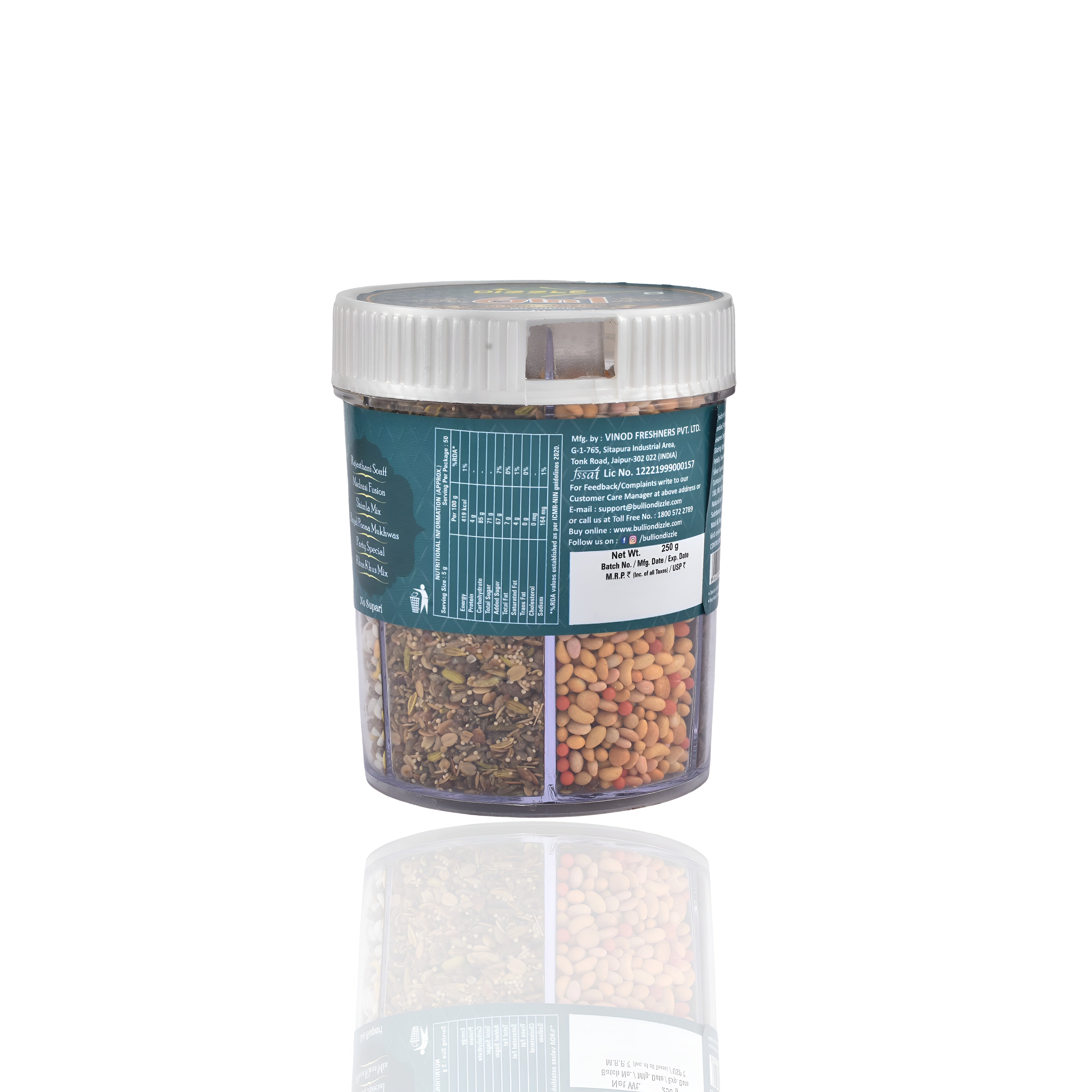 Dizzle Mukhwas Tin 6 in 1