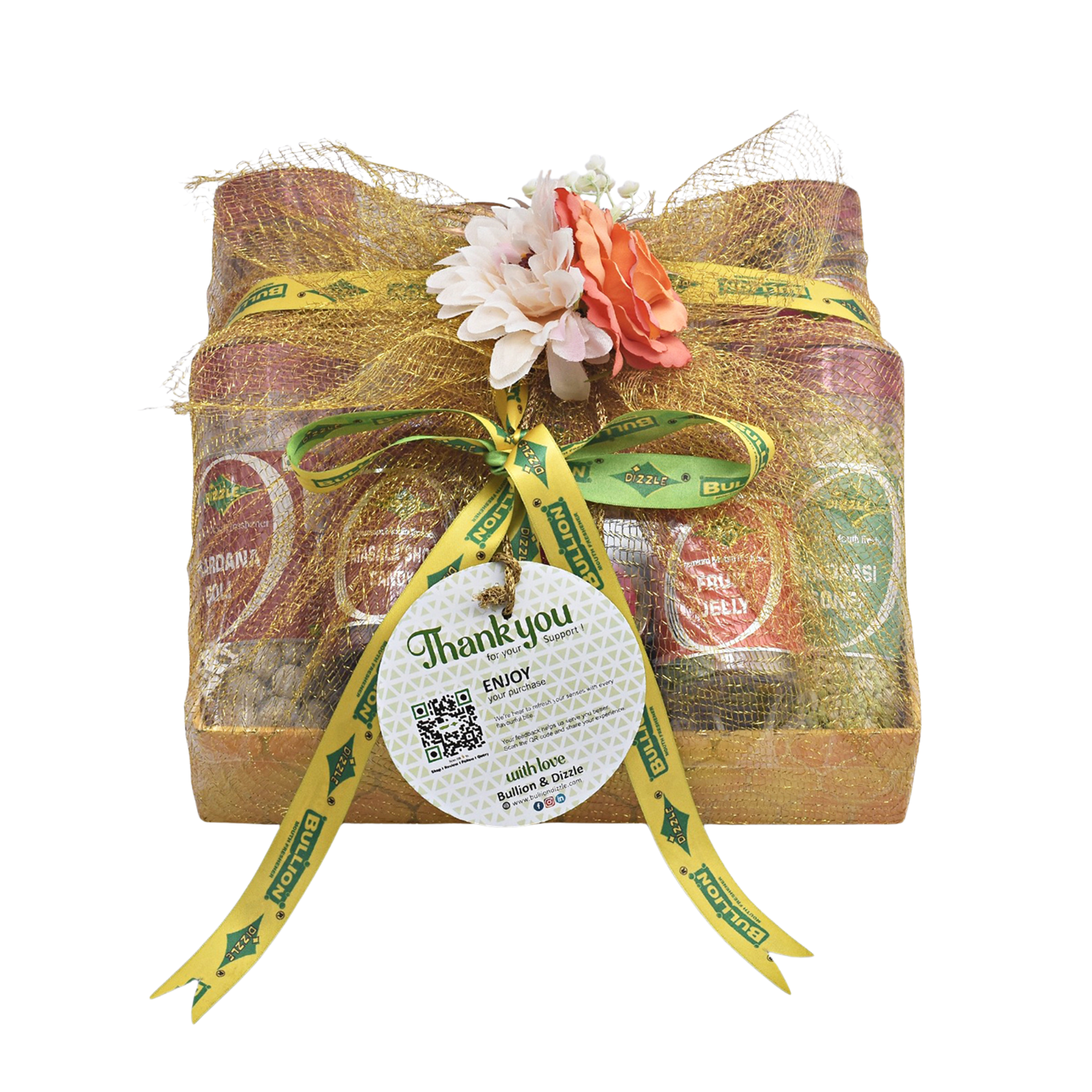 Bullion Dizzle Uphaar Hamper (Yellow)