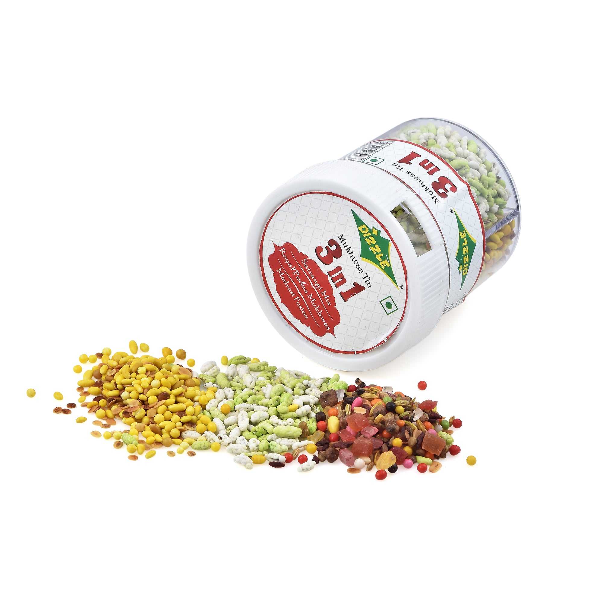 Dizzle Mukhwas Tin 3-in-1